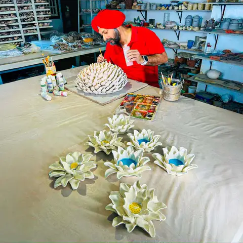 Once your pieces have dried, they will be couriered to you. 